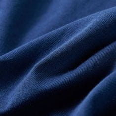 Vidaxl Detské tričko s dlhými rukávmi rifľové modré 128