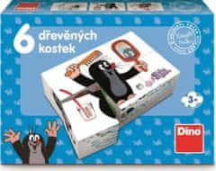 DINO Obrázkové kocky Krtko, 6 kociek