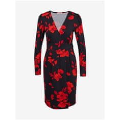 Orsay Červeno-čierne dámske kvetované šaty ORSAY_471692-660000 34