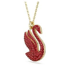 Swarovski Oslnivý pozlátený náhrdelník s Labutou Iconic Swan 5649773