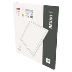 EMOS LED panel REXXO backlit 60×60, štvorcový vstavaný biely, 36W neutr.b. UGR