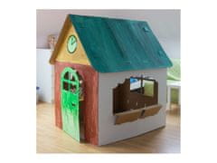 sarcia.eu Kartonový domček na maľovanie pre deti 147x115x95 cm x1