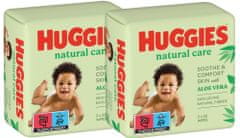 Huggies wipes PACK 2 x Natural Care Triplo 2x 168 ks