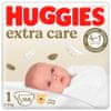 Huggies mesačné balenie Extra Care Newborn 1, 168 ks