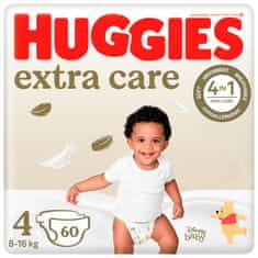 Huggies Extra Care č.4 - 60 ks