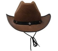 Guirca Pánsky kovbojský klobúk hnedý filc