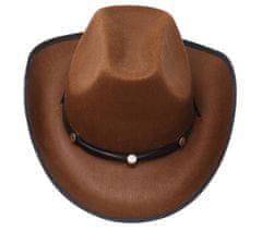 Guirca Pánsky kovbojský klobúk hnedý filc