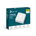 TP-LINK Záznamové zariadenie VIGI NVR1104H-4P 4 kanálov, 4x Lan s PoE, 2x USB