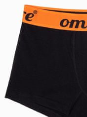 OMBRE Pánske boxerky Uktul čierno-oranžová M