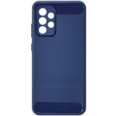 IZMAEL Carbon Shield TPU puzdro pre Samsung Galaxy A52s 5G/Galaxy A52 5G/Galaxy A52 4G - Modrá KP9524