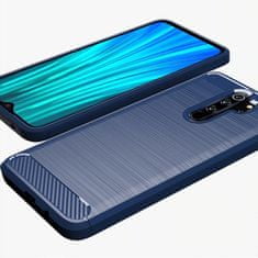 IZMAEL Carbon Shield TPU puzdro pre Xiaomi Redmi Note 8 Pro - Tmavo Modrá KP29560