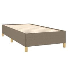 Petromila vidaXL Boxspring posteľ s matracom sivohnedý 100x200 cm látka