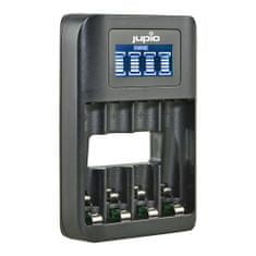 Jupio Nabíjačka USB 4-slots Battery Fast Charger LCD pre 1 až 4ks AA/ AAA batérií