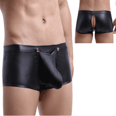Temptly Sexy otvorené pánske boxerky s odnímateľným vreckom na penis chippendale