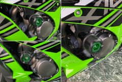 SEFIS STONE padacie protektory Kawasaki ZX10R 2016-2020 - Farba : Zelená