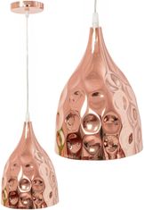 Toolight Zrkadlová závesná lampa APP276-1CP Pink Gold
