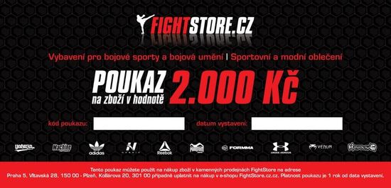 VENUM Darčekový poukaz FightStore - 80 €