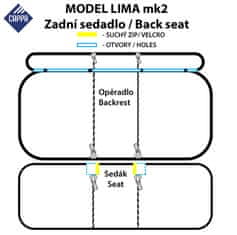 Cappa Autopotahy ENERGY Lima šedá