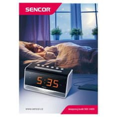 SENCOR SDC 4400 W HODINY S BUDÍKOM +LED