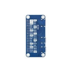 Waveshare Vývojová doska RP2040-PiZero 264KB SRAM 16MB Flash dvojjadrový procesor AMR