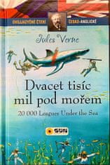 Jules Verne: Dvacet tisíc mil pod mořem - Dvojjazyčné čtení Č-A