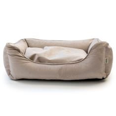 interiérový pelech pre psa Sofa Home, béžový, M 80cm×60cm×25cm