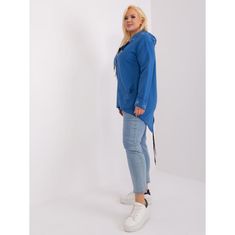 RELEVANCE Dámska mikina plus size tmavomodrá RV-BL-8266.34P_405178 Univerzálne