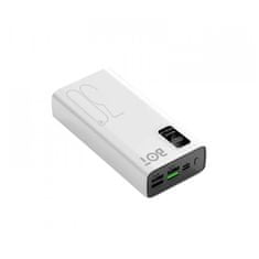 BOT Vysokokapacitná powerbanka P12 40000mAh 22,5W, biela