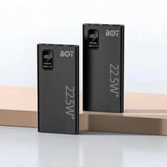 BOT Vysokokapacitná powerbanka P12 30000mAh 22,5W, biela