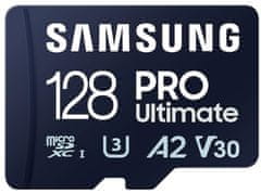 SAMSUNG micro SDXC 128GB PRO Ultimate + SD adaptér (MB-MY128SA/WW)