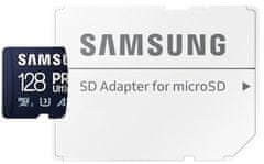 SAMSUNG micro SDXC 128GB PRO Ultimate + SD adaptér (MB-MY128SA/WW)