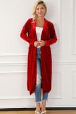 OMG! Dámsky dlhý sveter Annadine červená L