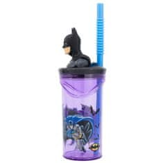 Stor Plastový pohárik Batman / hrnček Batman 3D s brčkem 360 ml