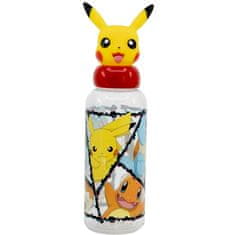 Stor Fľaša na pitie Pokémon Pikachu 3D víčko 560ml