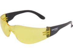 Extol Craft Okuliare ochranné žlté, žlté, s UV filtrovať