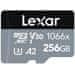 LEXAR pamäťová karta 256GB High-Performance 1066x microSDXC UHS-I, čítanie/zápis: 160/120MB/s, C10 A2 V30 U3