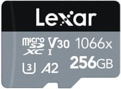 LEXAR pamäťová karta 256GB High-Performance 1066x microSDXC UHS-I, čítanie/zápis: 160/120MB/s, C10 A2 V30 U3