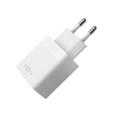 FIXED Set sieťové nabíjačky s 2xUSB výstupom a USB/USB-C káblom, 1 meter, 17W Smart Rapid Charge, biela