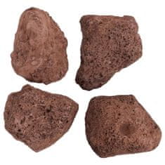 Vidaxl Sopečné kamene 10 kg červené 10-30 mm