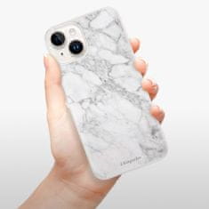 iSaprio Silikónové puzdro - SilverMarble 14 pre iPhone 15 Plus