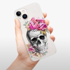 iSaprio Silikónové puzdro - Pretty Skull pre iPhone 15