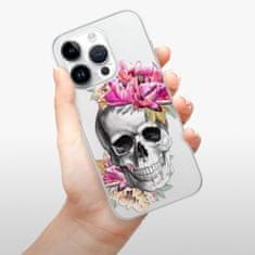 iSaprio Silikónové puzdro - Pretty Skull pre iPhone 15 Pro