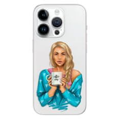 iSaprio Silikónové puzdro - Coffe Now - Blond pre iPhone 15 Pro