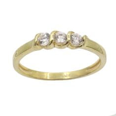 Amiatex Zlatý prsteň 105402 + Nadkolienky Gatta Calzino Strech, 52, 1.6 G