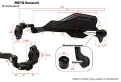 SEFIS MS10 chrániče páčok Kawasaki