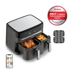 Tefal teplovzdušná fritéza Dual Easy Fry & Grill 8,3 l čierna EY905B10