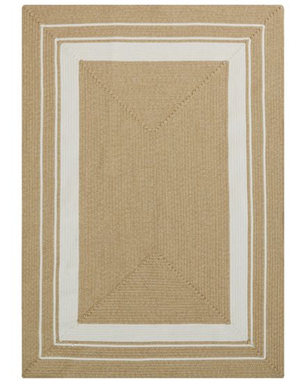 NORTHRUGS Kusový koberec Braided 105556 Creme Beige – na von aj na doma