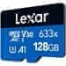 LEXAR pamäťová karta 128GB High-Performance 633x microSDXC UHS-I (čítanie/zápis: 100/45MB/s) C10 A1 V30 U + adaptér