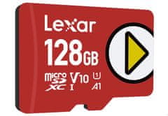 LEXAR pamäťová karta 128GB PLAY microSDXC UHS-I cards, čítanie 150MB/s C10 A1 V10 U1