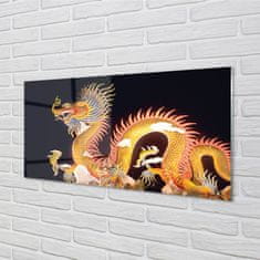 tulup.sk Nástenný panel  Golden Japanese Dragon 125x50 cm